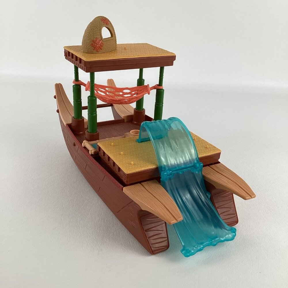 Disney Moana's Adventure Canoe Playset Mini Action Figures Maui Mattel 2024 Toy - Picture 4 of 10
